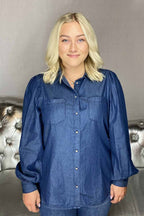 Dobby Shirt Medium Blue - Freequent