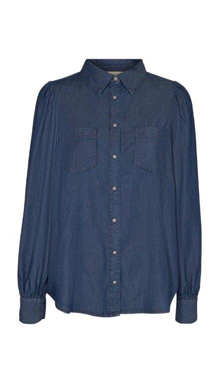 Dobby Shirt Medium Blue - Freequent