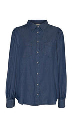 Dobby Shirt Medium Blue - Freequent