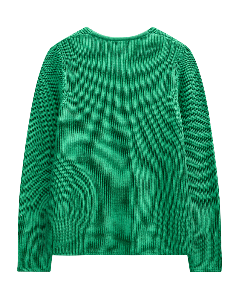 Ellis V-ringad Tröja Dam Bright Green Freequent