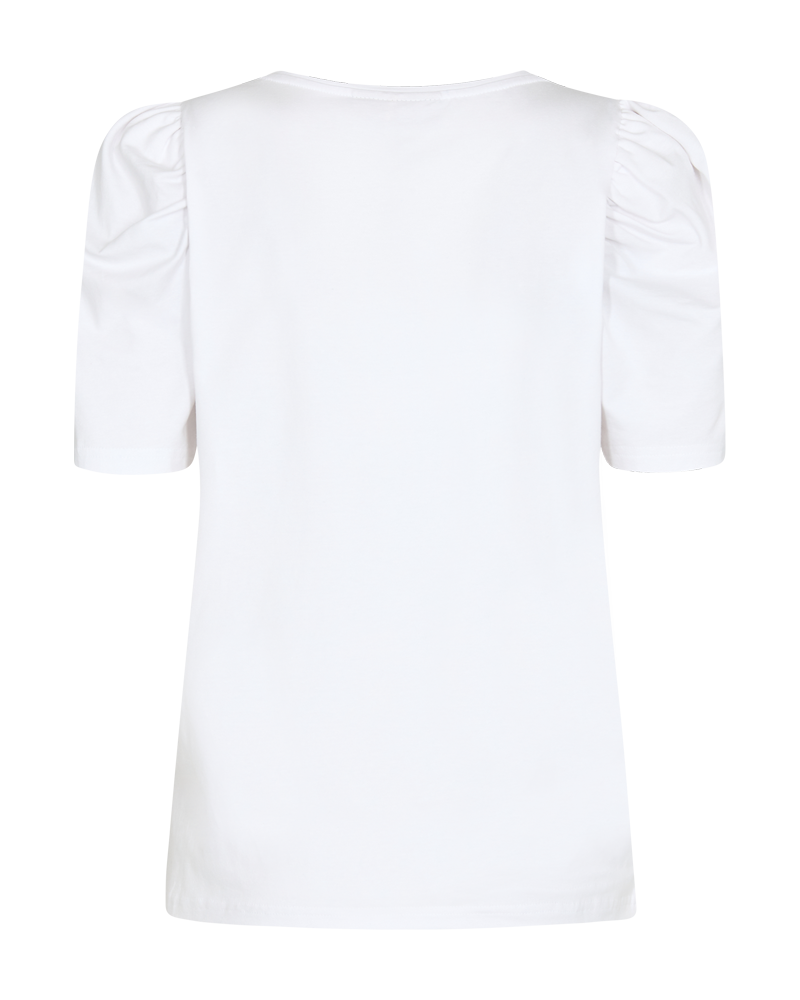 Fenja T-shirt Puff Women Brilliant White Freequent