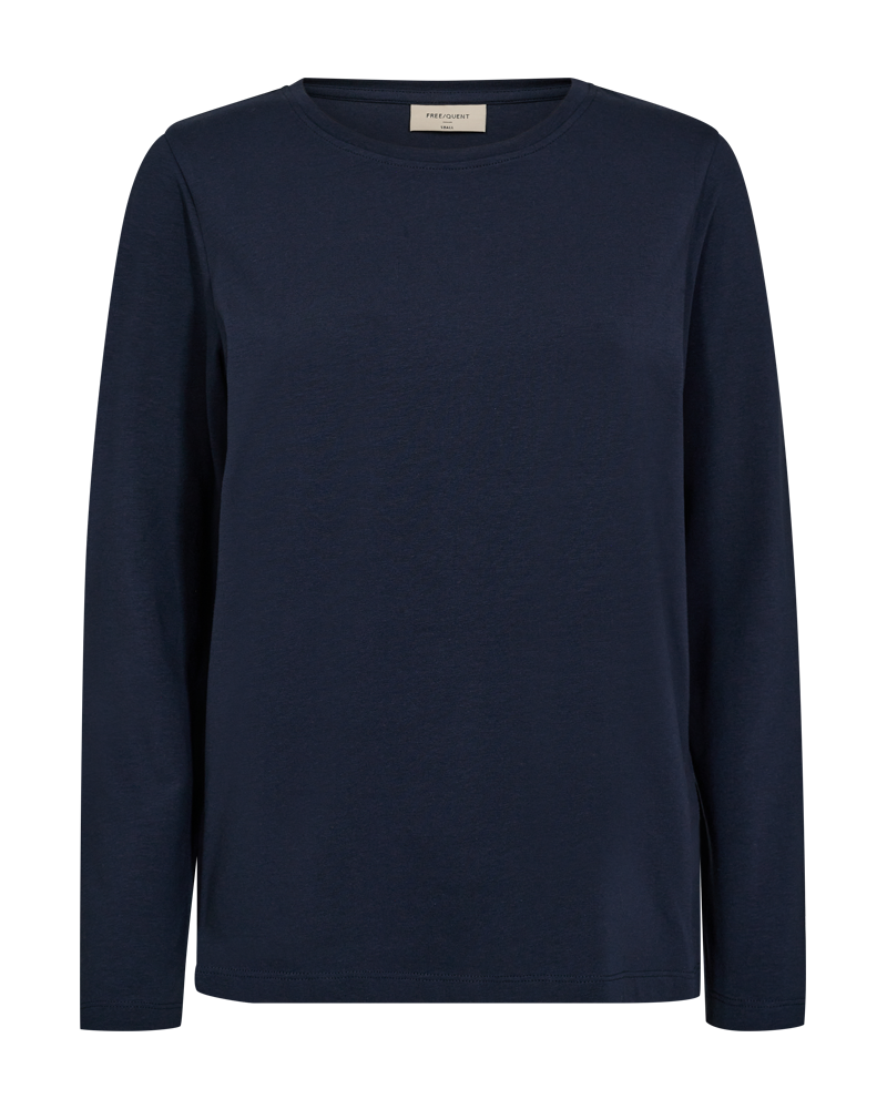 Fenja Tee Long Sleeve Women Navy Blazer Freequent
