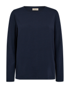 Fenja Tee Long Sleeve Women Navy Blazer Freequent