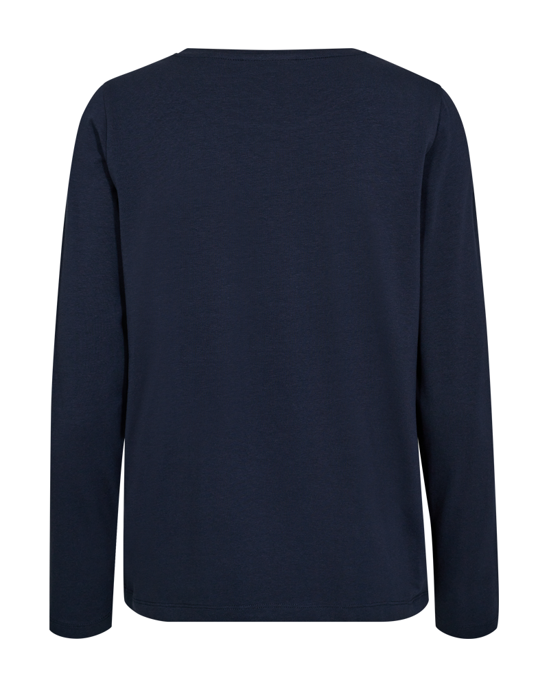 Fenja Tee Long Sleeve Women Navy Blazer Freequent