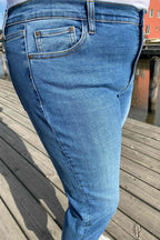 Harlow Denim Capri Dam Vintage Blue Denim Freequent