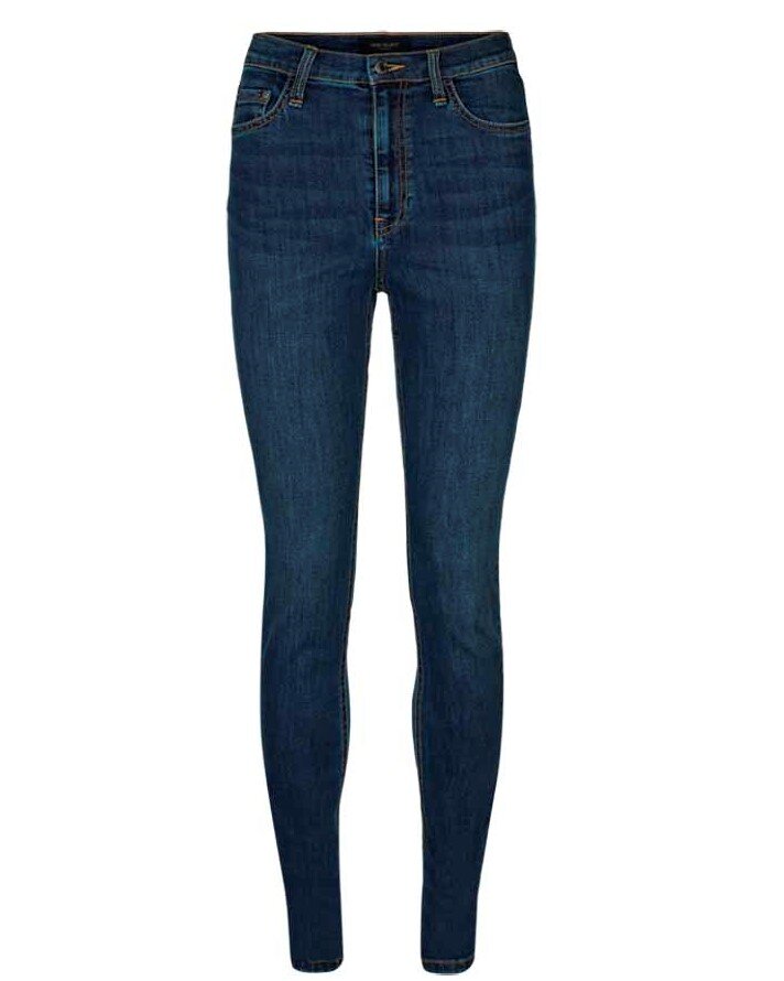 Harlow Stretchjeans Dam Medium Blue - Freequent