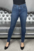 Harlow Stretchjeans Dam Medium Blue - Freequent