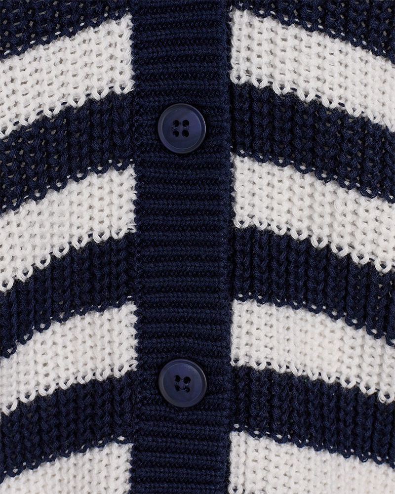 Iben Cardigan Dam Navy Blazer w Black Freequent