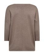 Jone PU Tröja Dam Desert Taupe Melange Freequent