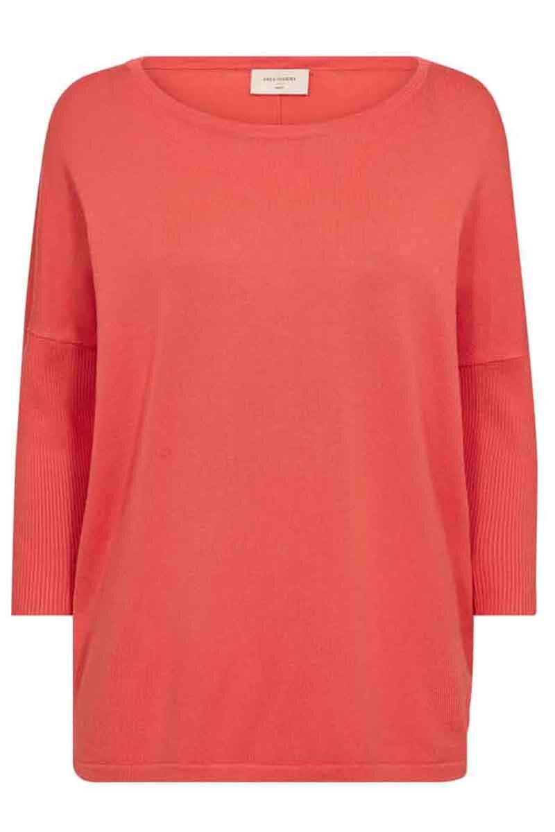 Jone PU Tröja Dam Hot Coral Freequent