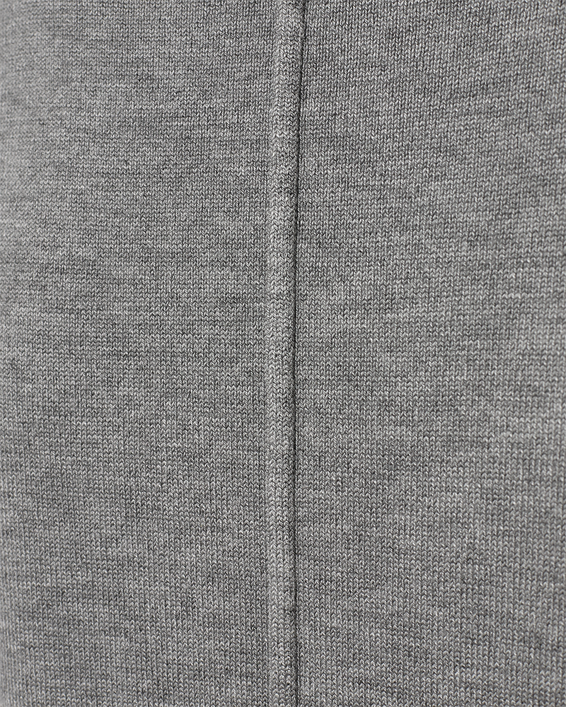 Jone PU Tröja Dam Medium Grey Melange Freequent