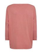Jone Scallop V-Ringad Tröja Dam Burnt Coral Freequent