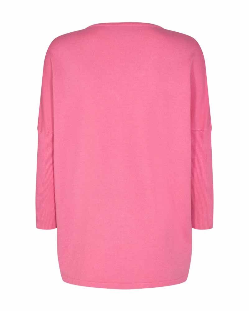 Jone V-Ringad Tröja Dam Aurora Pink - Freequent