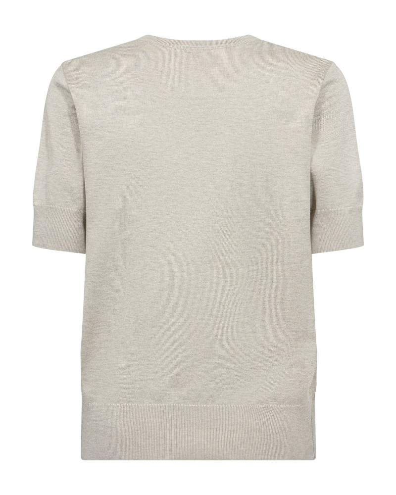 Katie Short Sleeve Pullover Women Moonbeam Melange Freequent
