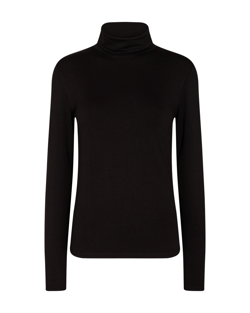 Liana Långärmad Polo Dam Black Freequent