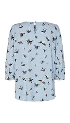 Linn Blouse Women Chambray Blue - Freequent