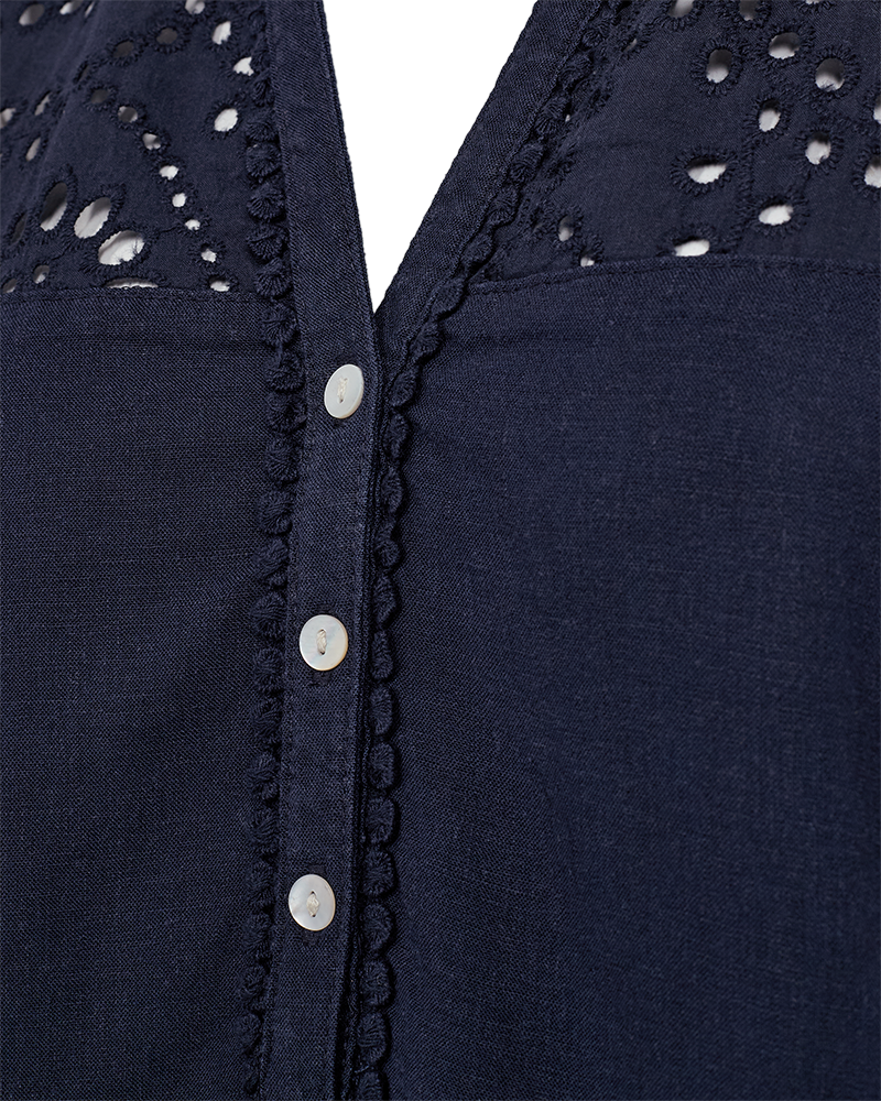 Louis Sleeveless Blouse Women Navy Blazer Freequent
