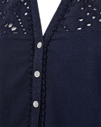 Louis Sleeveless Blouse Women Navy Blazer Freequent