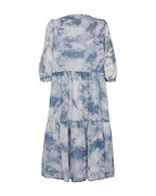 Freequent Marble Dress Women Chambray Blue Mix - Freequent