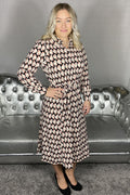 Freequent Must Dress Women Pale Mauve Mix - Freequent