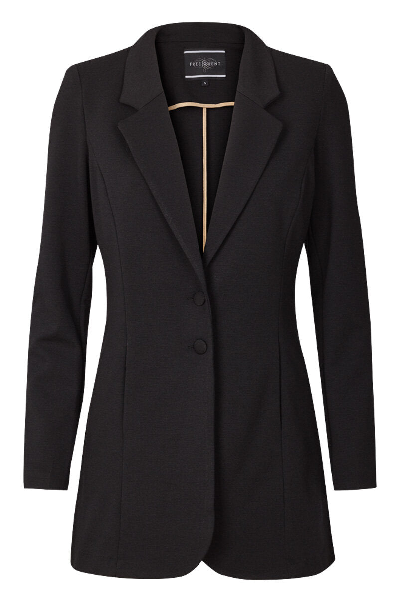Nanni Long Blazer Two Buttons Women Black Freequent