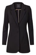 Nanni Long Blazer Two Buttons Women Black Freequent