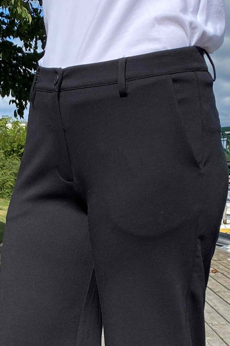 Nanni Wide Pant Dam Black  Freequent