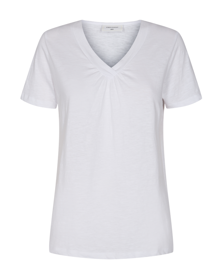 Sabina Twist Topp Dam Vit - Freequent
