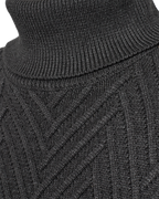 Saturn Knitted Dress Women Dark Grey Mel Freequent