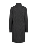 Saturn Knitted Dress Women Dark Grey Mel Freequent