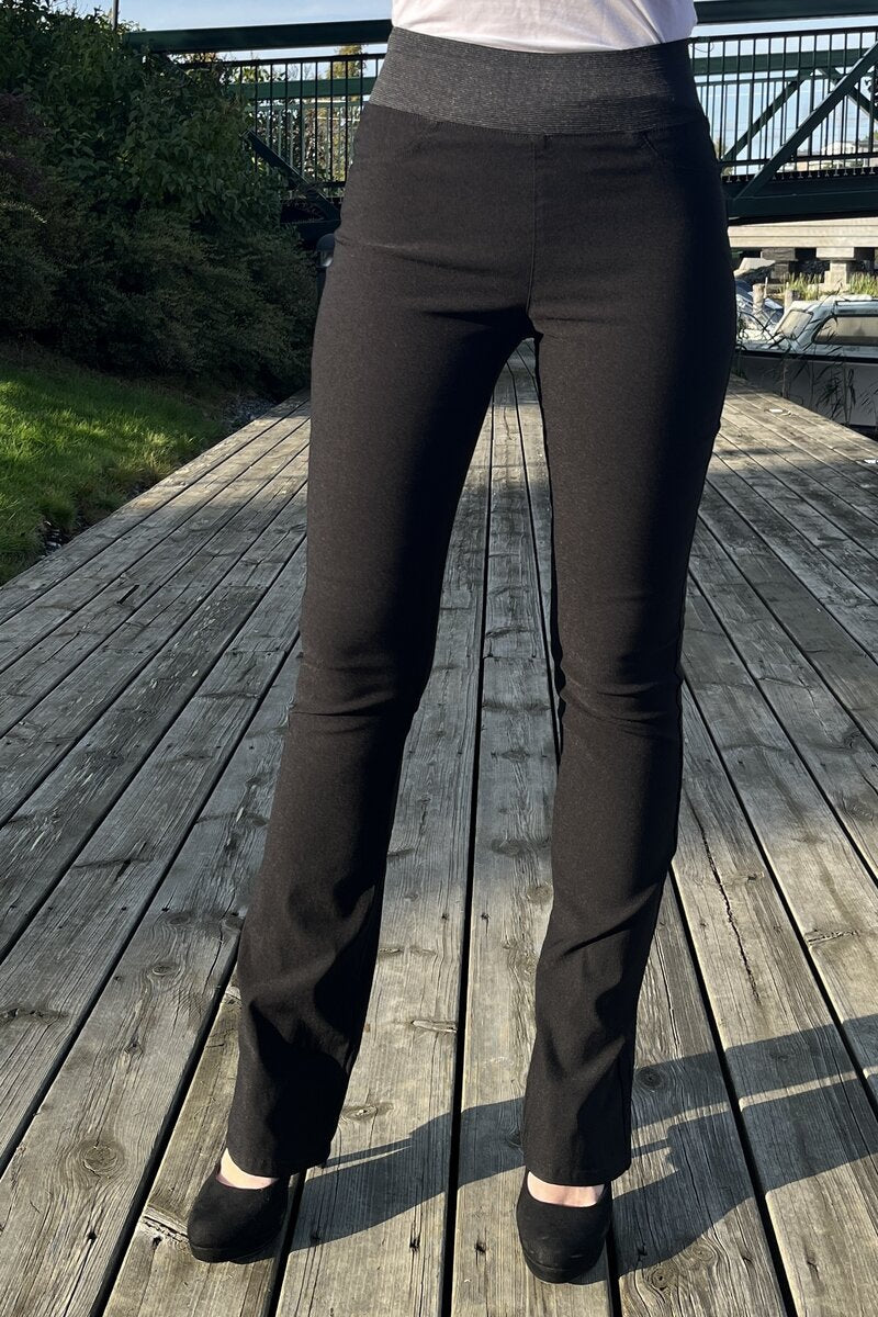 Shantal Bootcut 32 Längd Power Dam Svart Black | Smilebutiken - Freequent
