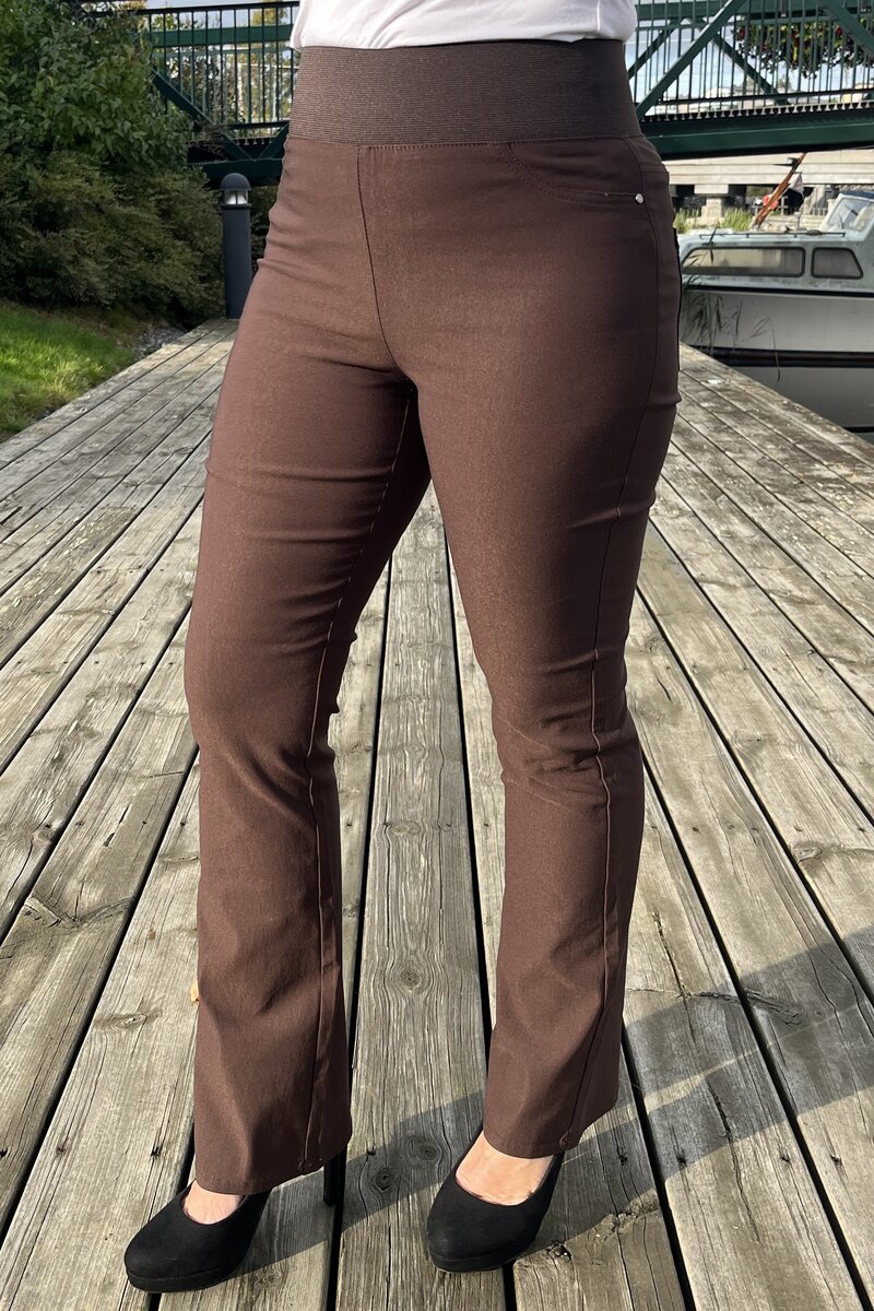 Shantal Bootcut 30 Längd Power Dam Brun Coffee Bean | Smilebutiken - Freequent