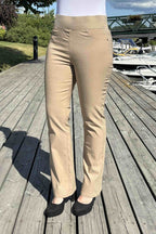 Shantal Bootcut 30 Längd Power Dam Beigebrun Silver Mink | Smilebutiken - Freequent
