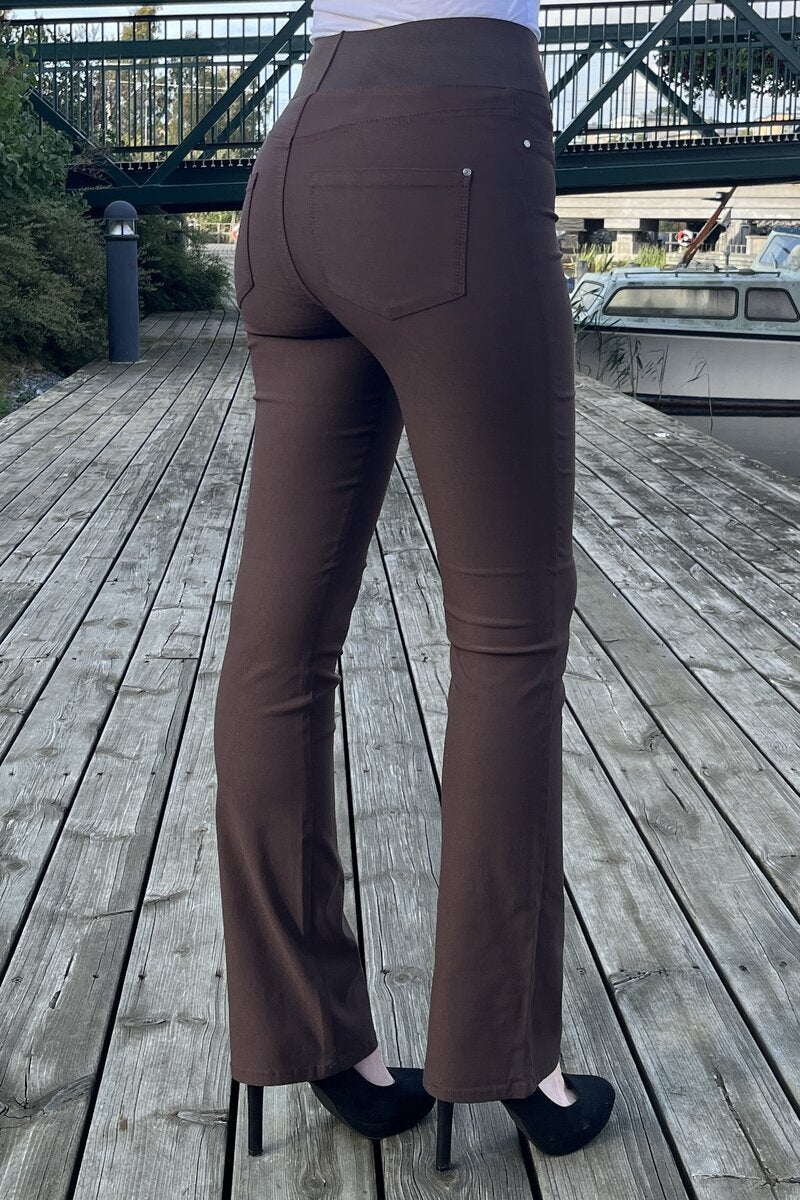 Shantal Bootcut 32 Längd Power Dam Brun Coffee Bean | Smilebutiken - Freequent