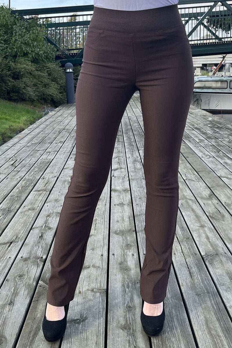Shantal Bootcut 32 Längd Power Dam Brun Coffee Bean | Smilebutiken - Freequent