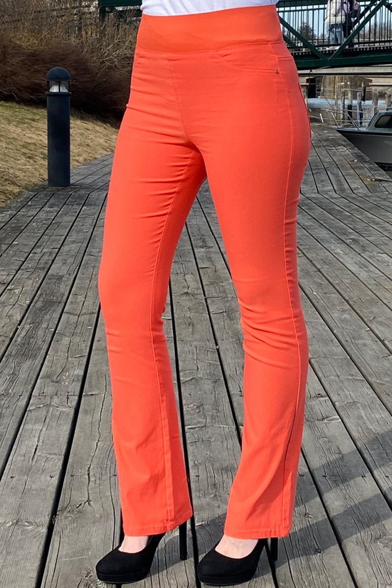 Shantal Bootcut 32 Längd Power Dam Korall Hot Coral | Smilebutiken - Freequent