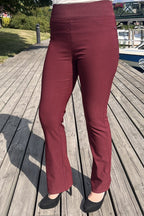 Shantal Bootcut 32 Längd Power Dam Vinröd Tawny Port | Smilebutiken - Freequent