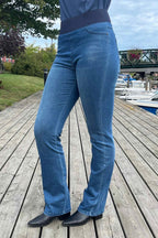 Shantal Bootcut Length 34 Denim Women Medium Blue Freequent