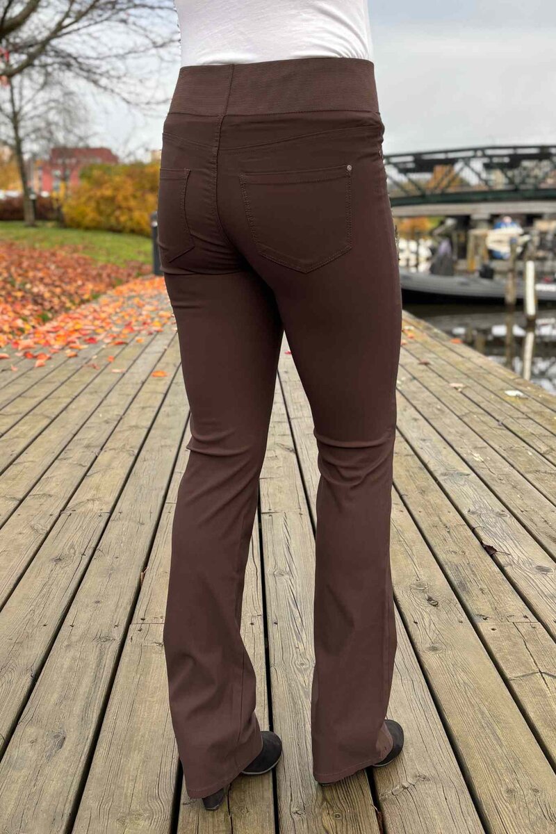 Shantal Bootcut 34 Längd Power Dam Brun Coffee Bean | Smilebutiken - Freequent