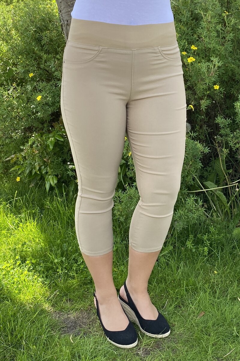 Shantal Capri Power Dam Beigebrun Silver Mink | Smilebutiken - Freequent