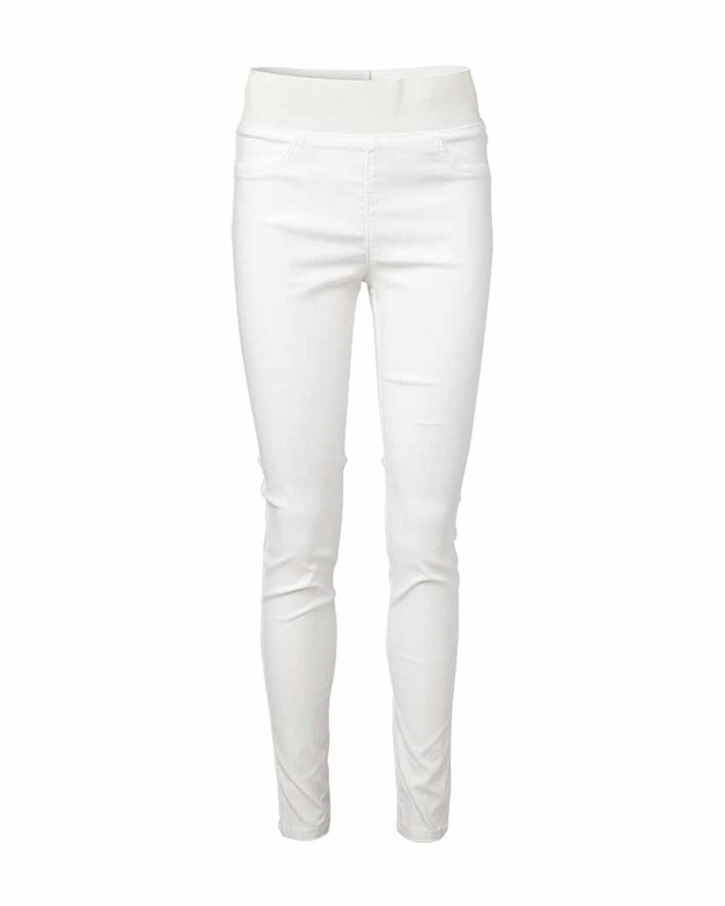 Shantal Denim Dam Vit Bright White | Smilebutiken - Freequent