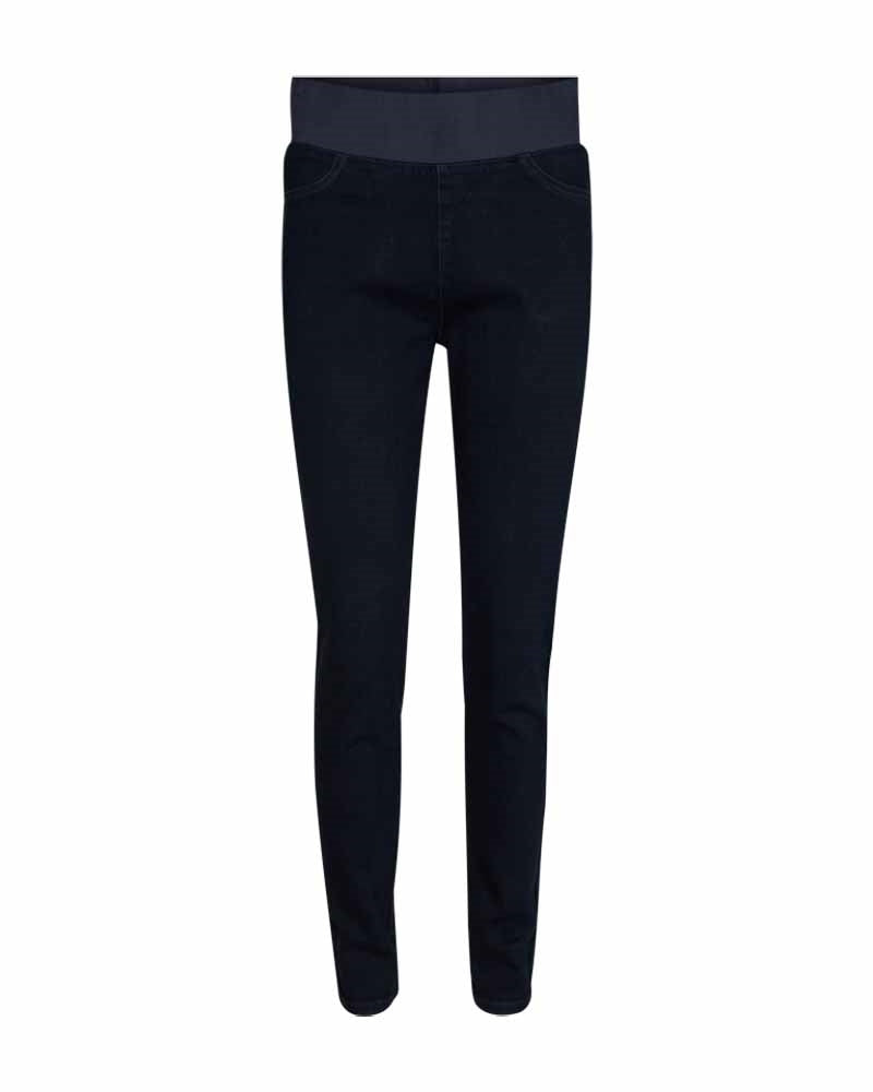Shantal PA Denim Stretchjeans Dam Mörkblå Dark Blue | Smilebutiken - Freequent
