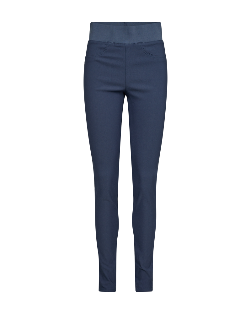 Shantal PA Power Byxa Hög Midja Dam Blå Vintage Indigo | Smilebutiken - Freequent