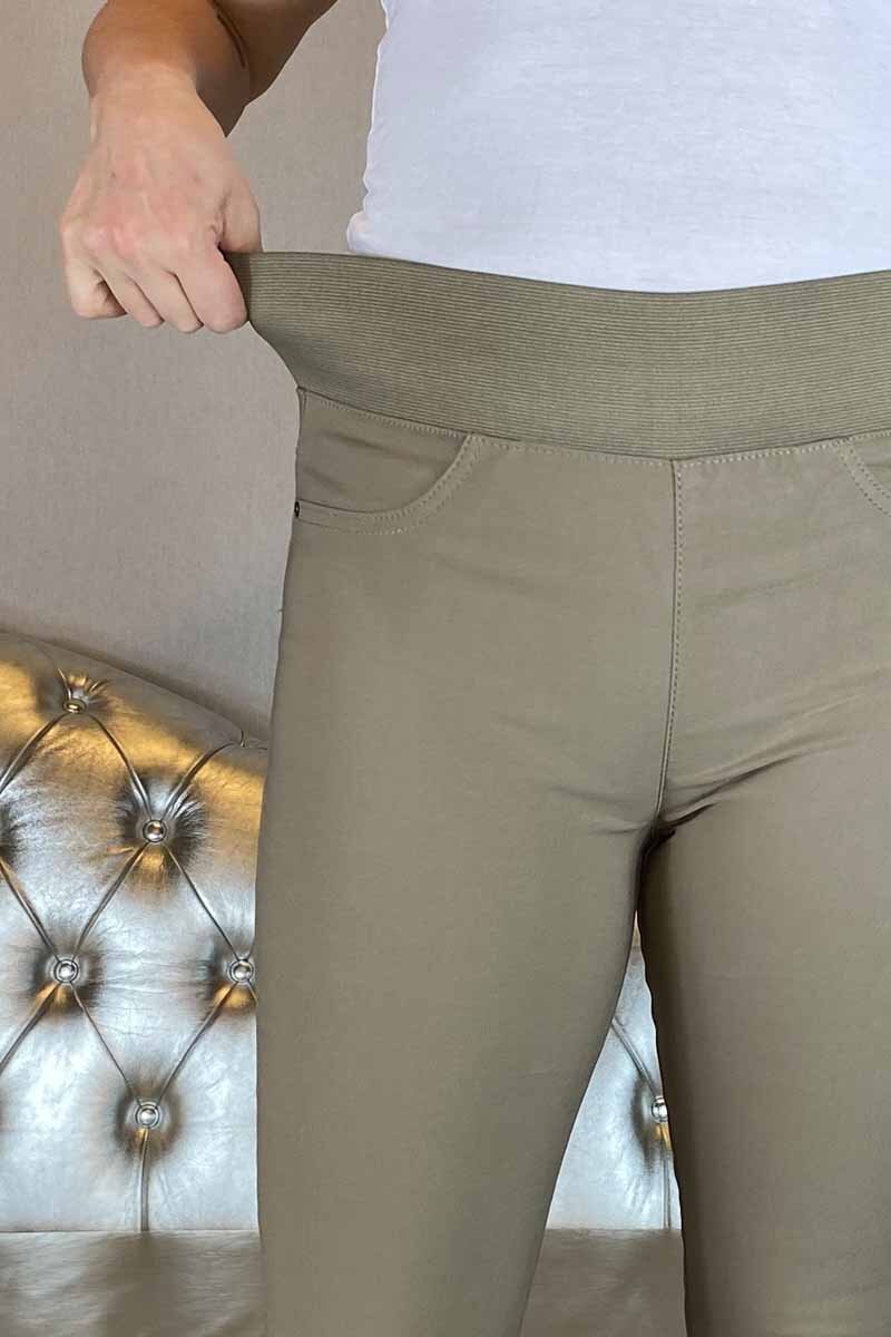 Shantal Power Byxa Hög Midja Dam Beigebrun Desert Taupe | Smilebutiken - Freequent