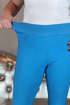 Shantal Power Trousers High Waist French Blue Women Freequent