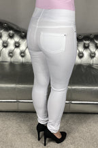 Shantal PA Power Byxa Hög Midja Dam Vit Bright White | Smilebutiken - Freequent