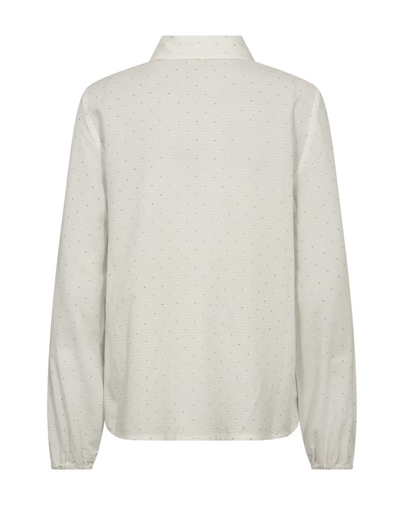 Shine Skjorta Dam Star OffWhite Melange Freequent