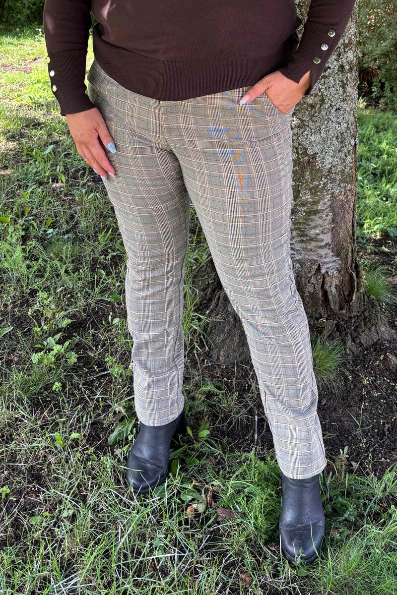 Solvej Byxa Dam Simply Taupe W Partridge Freequent