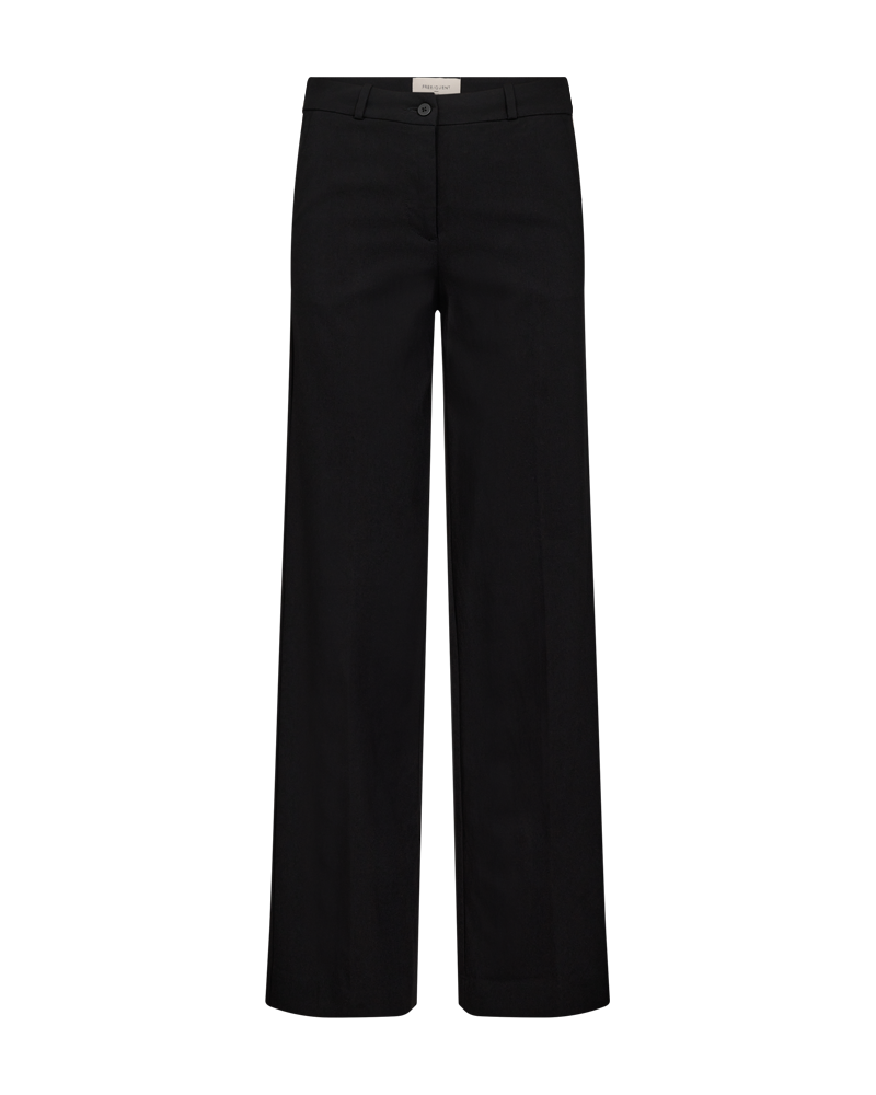 Solvej Wide Byxa Dam Svart Black | Smilebutiken - Freequent
