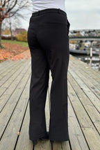 Solvej Wide Byxa Dam Svart Black | Smilebutiken - Freequent